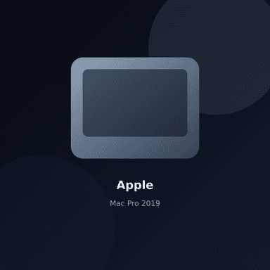 Mac Pro 2019