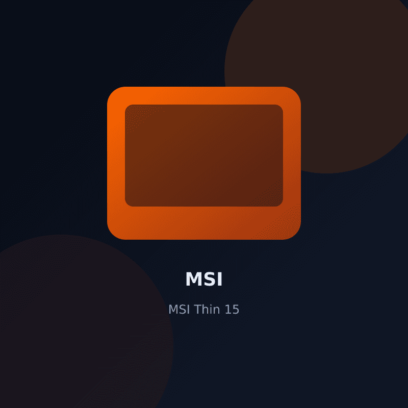 MSI Thin 15