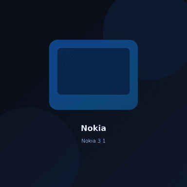 Nokia 3 1