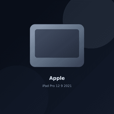 iPad Pro 12 9 2021