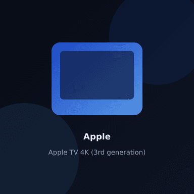 Apple TV 4K (3rd generation)
