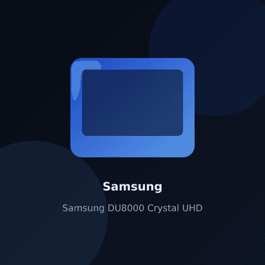 Samsung DU8000 Crystal UHD