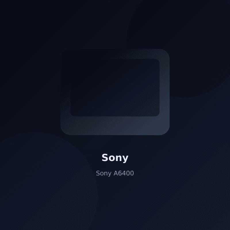 Sony A6400