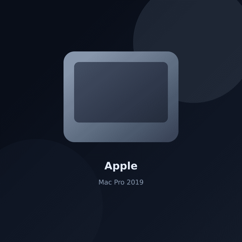 Mac Pro 2019