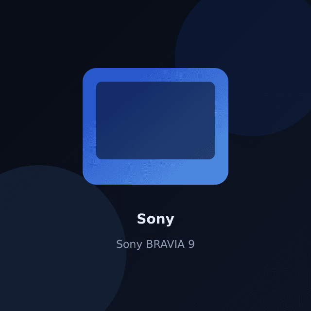 Sony BRAVIA 9